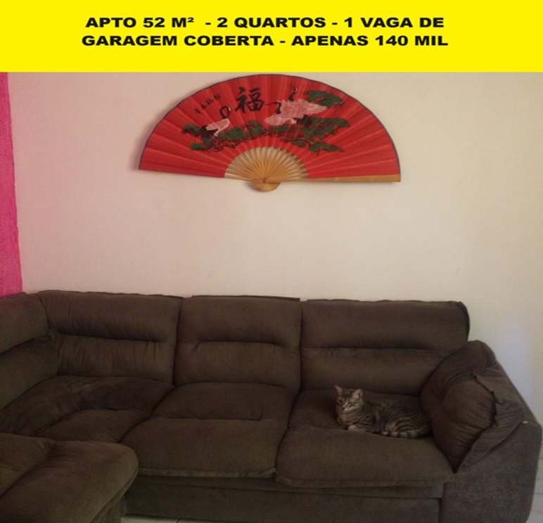 Apto 59 m² - 2 dormitÓrios - 1 vaga coberta - apenas 140 mil