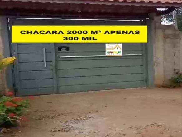 Chácara de 2000 m² apenas 300,00