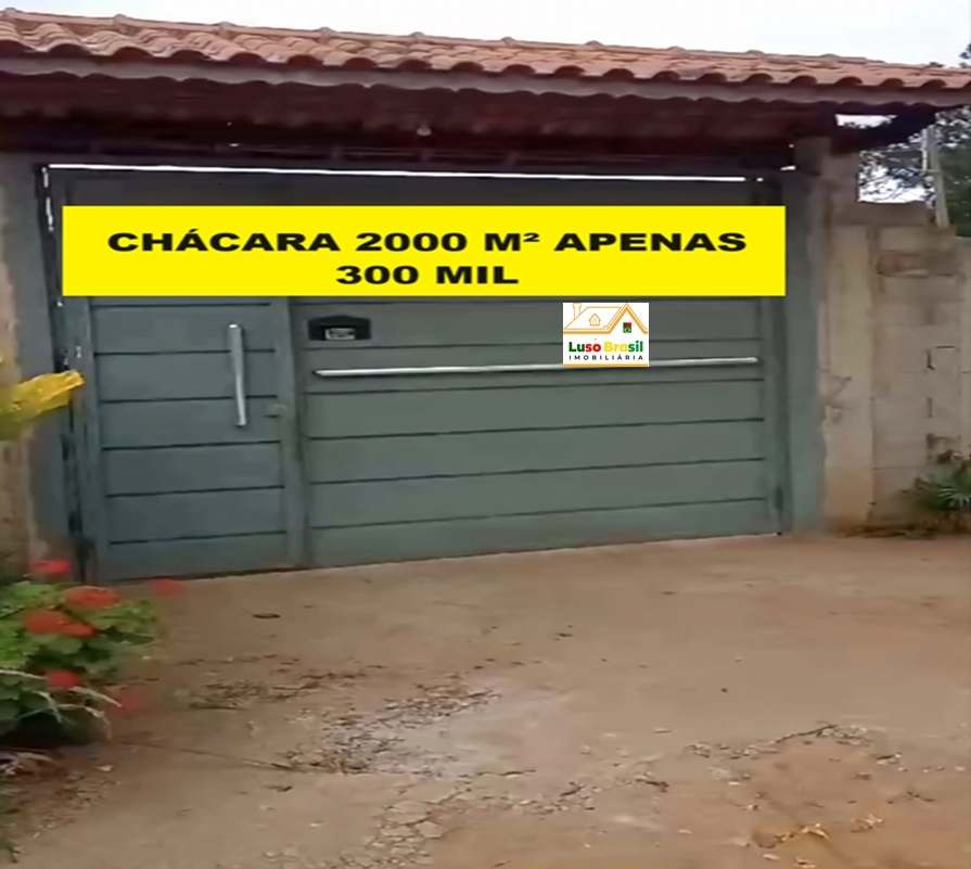 Chácara de 2000 m² apenas 300,00