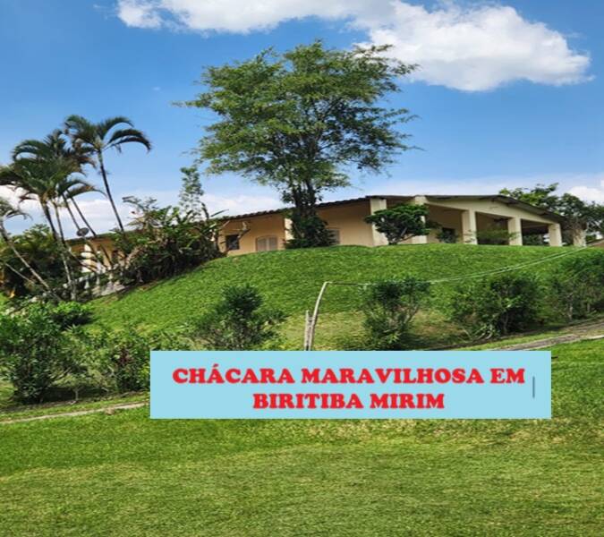 Chácara maravilhosa em biritiba mirim - oportunidade para morar ou investir!