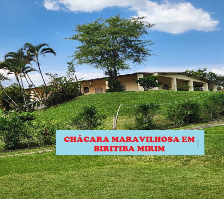 Chácara maravilhosa em biritiba mirim - oportunidade para morar ou investir!