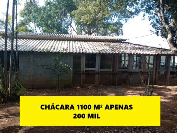 Vende-se chácara em mogi das cruzes - excelente oportunidade! apenas 200 mil