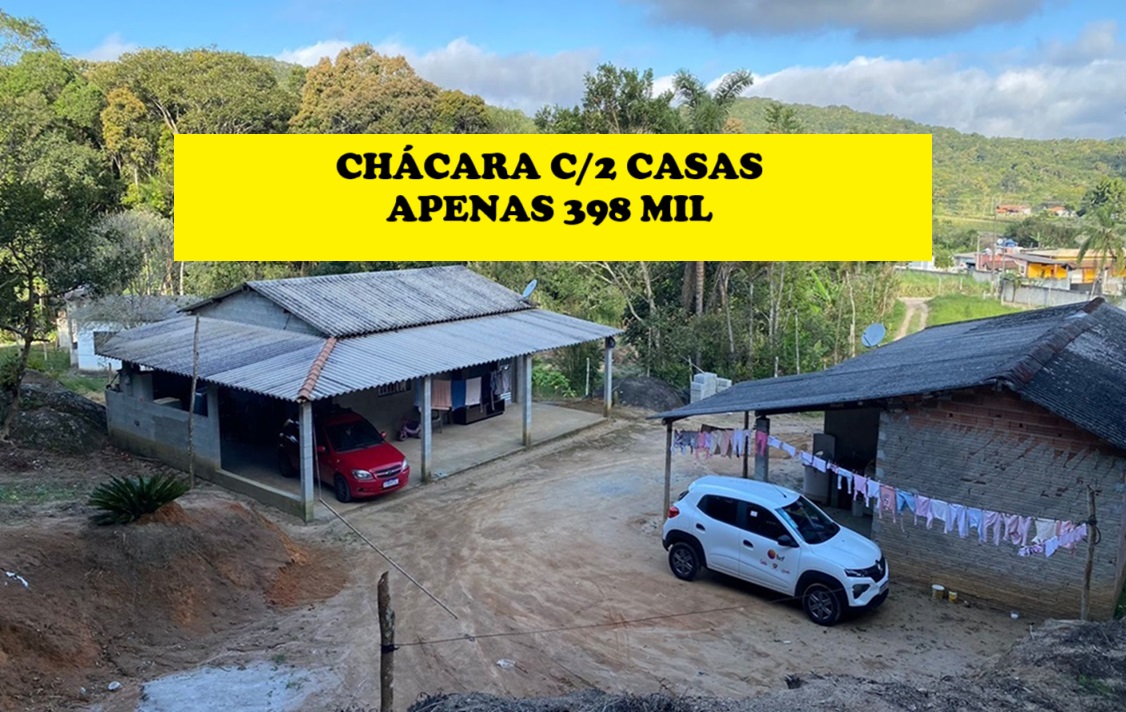 Oportunidade! chácara c/ 2 casas em biritiba mirim