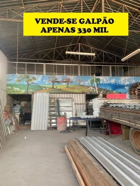 Vende-se galpão no bairro vista alegre - biritiba mirim apenas 330 mil