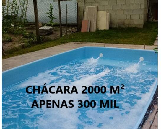 ChÁcara de 2.000 m² para morar ou investir