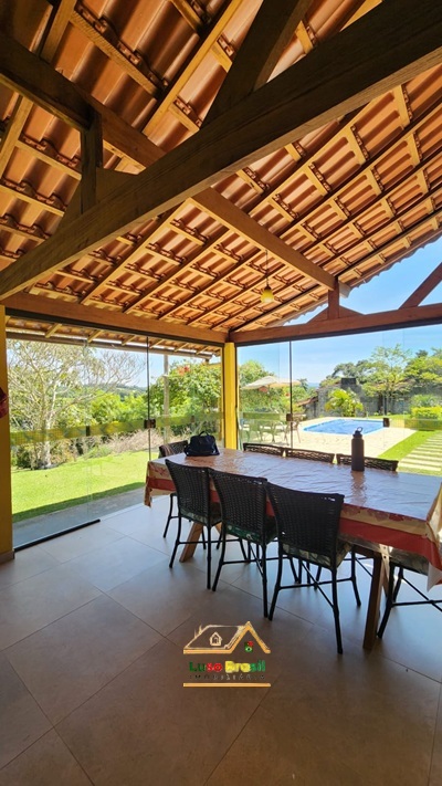 ChÁcara encantadora com 2 casas, piscina, Área de lazer, churrasqueira