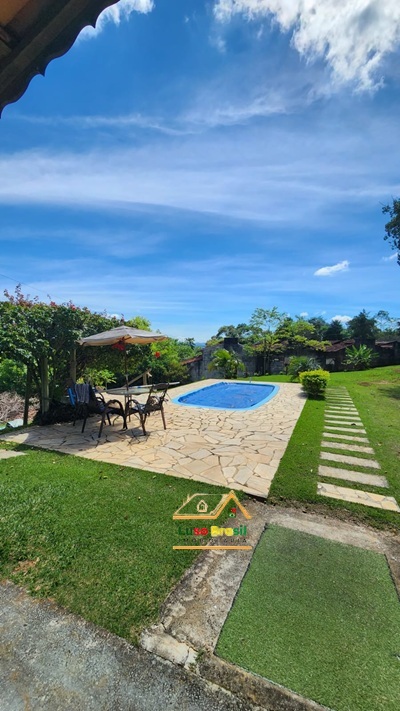 ChÁcara encantadora com 2 casas, piscina, Área de lazer, churrasqueira