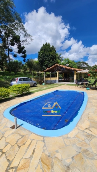 ChÁcara encantadora com 2 casas, piscina, Área de lazer, churrasqueira