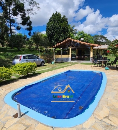 ChÁcara encantadora com 2 casas, piscina, Área de lazer, churrasqueira